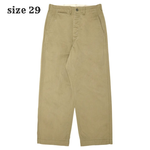 Buzz Rickson’s Military Khaki Trousers Size 29