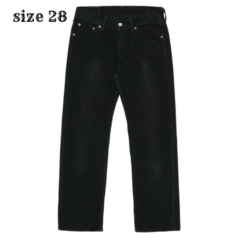 00s Levi's 533 Black Corduroy Jeans Size 28