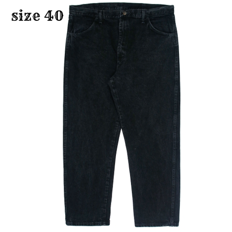 00s Rustler Black Denim Worker Jeans Size 40