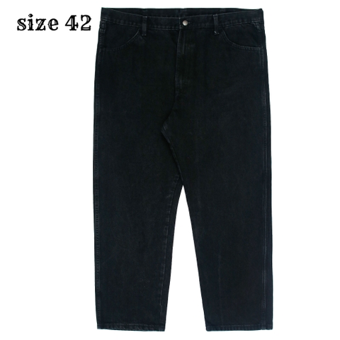 00s Rustler Black Denim Worker Jeans Size 42