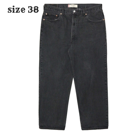 2000s Levi's 550 Black Denim Jeans Size 38