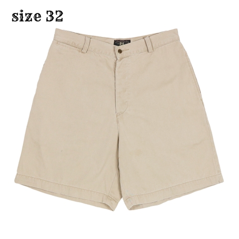 Double RL RRL Made in USA Khaki Shorts Size 32