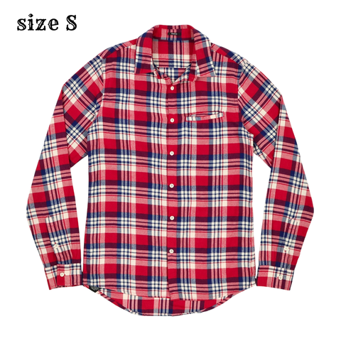 Denham The Jeanmaker Plaid Check Shirt Size S