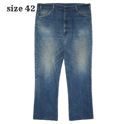 Vtg 70s Levi's 646 USA Denim Bootcut Jeans Size 42