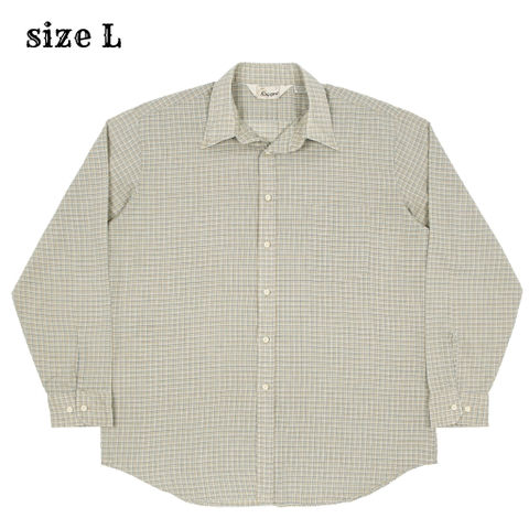 80s King Sport Brand Plaid Check Shirt Size L