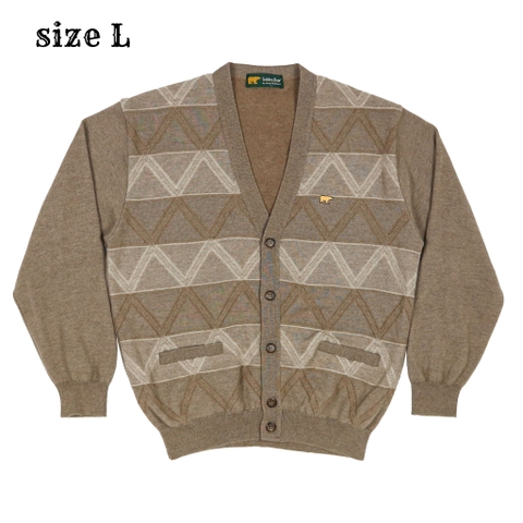 Golden Bear Wool Cardigan Size L