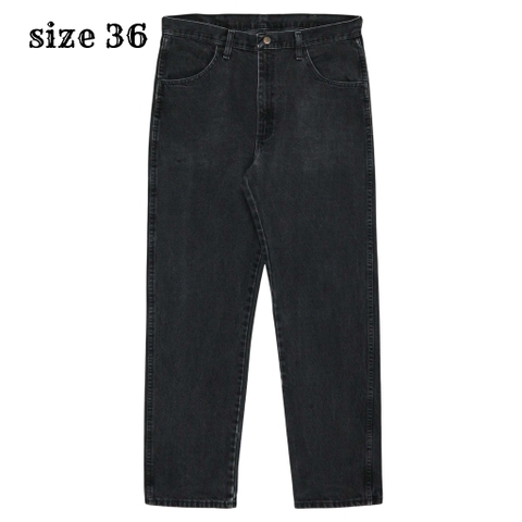 00s Rustler Black Denim Worker Jeans Size 36