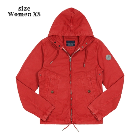 Replay Hooded Jacket Women Size XS