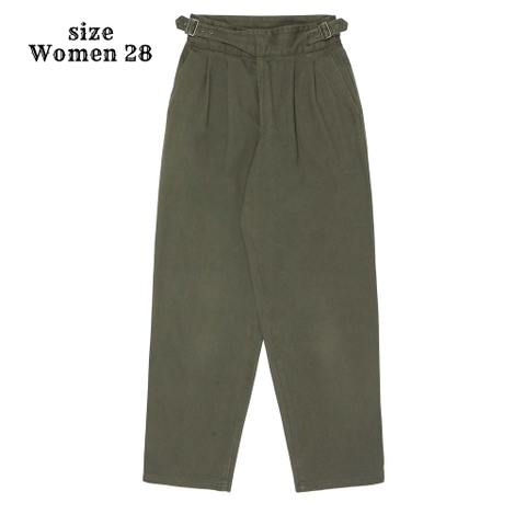 Santa Monica Olive Field Trousers Women Size 28