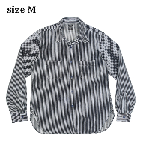 Hooper Works Japan Hickory Work Shirt Size M