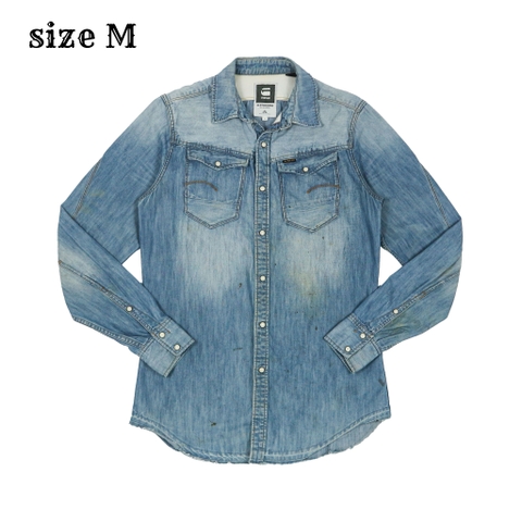 G-Star Raw Denim Western Shirt Size M
