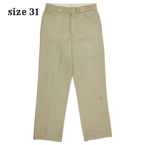 80s Dickies USA Khaki Work Trousers Size 31