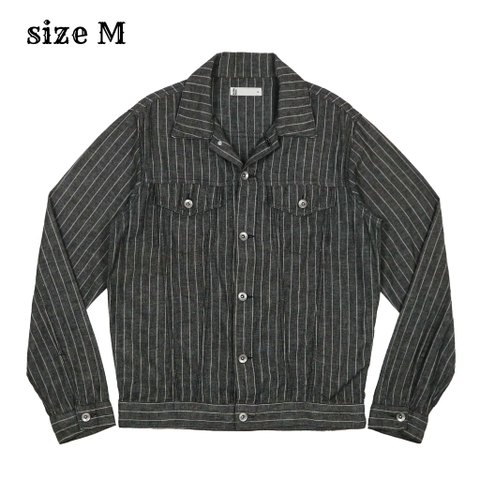 Global Work Herringbone Trucker Jacket Size M