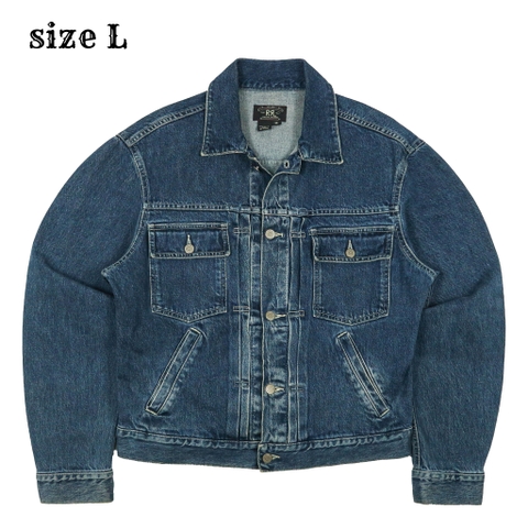 Double RL (RRL) USA Made Denim Jacket Size L