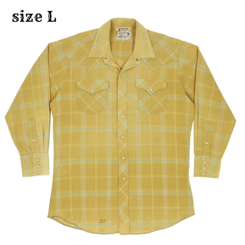 Vintage Panhandle Slim Plaid Western Shirt Size L