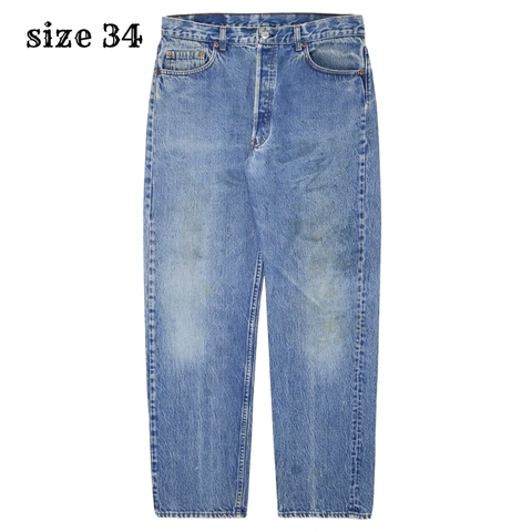 90s Levi's 501 Made in USA Denim Jeans Size 34