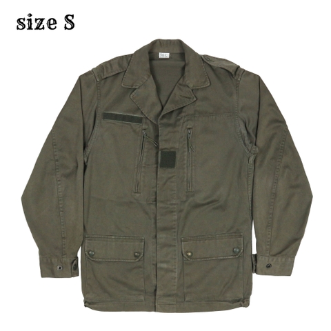 90s French Army Olive Field Jacket Size S