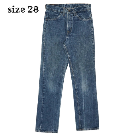 Vtg 70s Levi's 519 Made in USA Denim Jeans Size 28