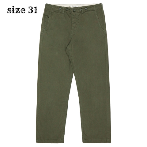 Retro Girl Brand Olive Cotton Pants Size 31