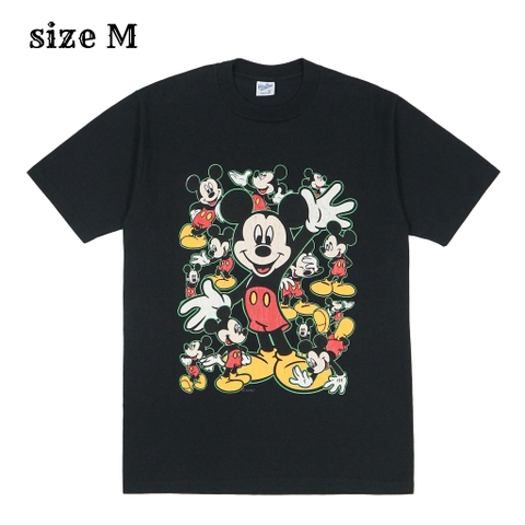 Vtg Velva Sheen USA Mickey Print T-Shirt Size M