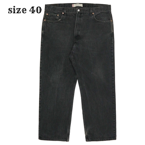 2000s Levi's 505 Black Denim Jeans Size 40