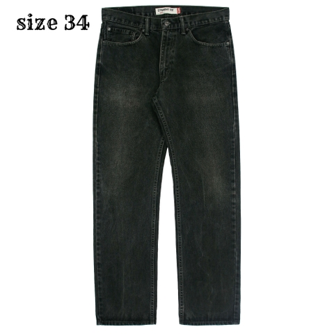 2010s Levi's 505 Black Denim Jeans Size 34