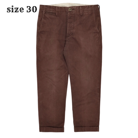 Visvim Japan Made Brown Chinos Size 30
