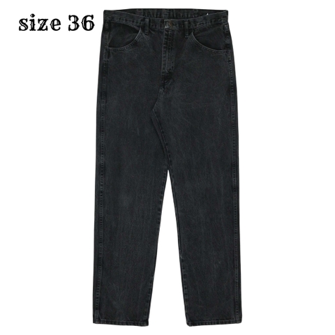 00s Rustler Black Denim Worker Jeans Size 36