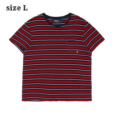 Polo Ralph Lauren Stripe Pocket T-Shirt Size L