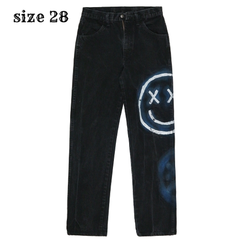 00s Rustler Black Denim Worker Jeans Size 28