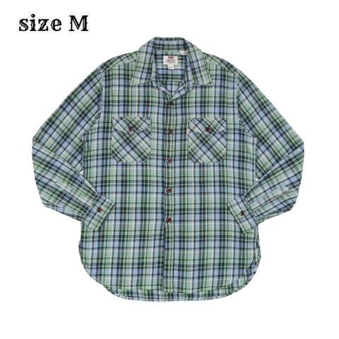 90s Levi's Flannel Work Shirt Size M