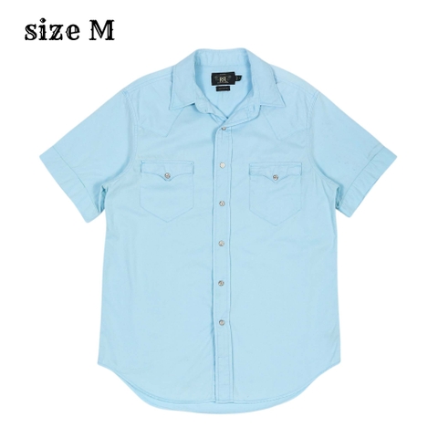 Double RL RRL Short-sleeve Western Shirt Size M