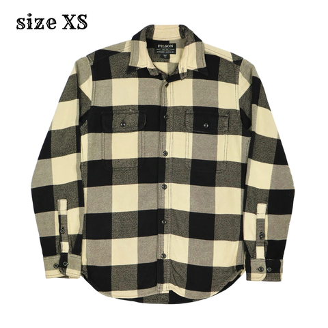 Filson Buffalo Check Flannel Shirt Size XS