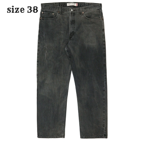 2000s Levi's 505 Black Denim Jeans Size 38