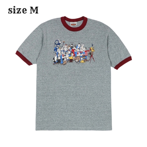 Vtg 80s Hanes USA Popeye Family T-Shirt Size M