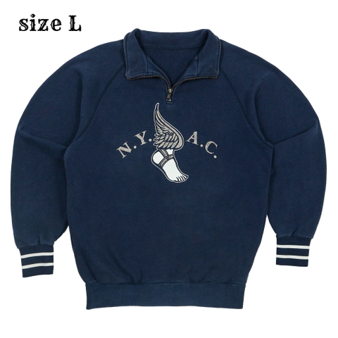 New York Athletic Club Zip Front Sweater Size L