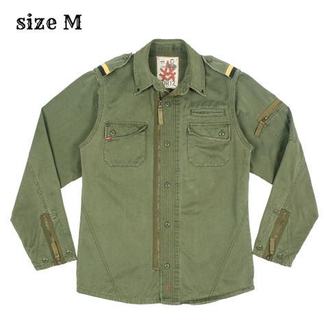 Kurtz Olive Military Style Jacket Size M