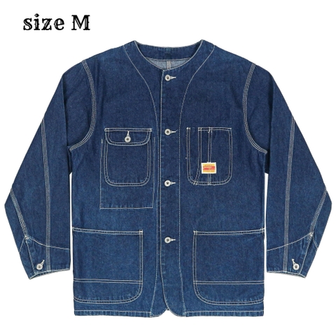 Ground Alls Silver Stone Denim Chore Jacket Size M