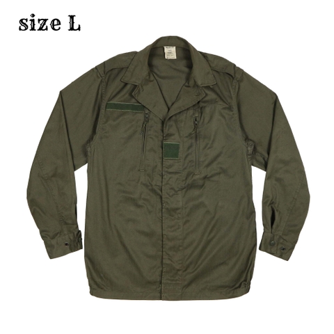 Vintage French Army Olive Field Jacket Size L
