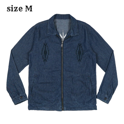 Caribbean Joe Light Denim Jacket Size M
