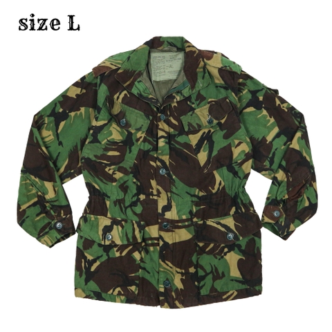 90s British Army Camo Combat Jacket Size L