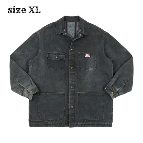 Vtg Ben Davis Blanket-lined Canvas Chore Coat Size XL