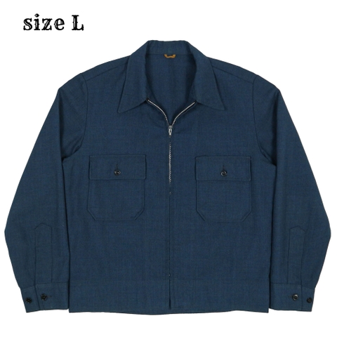 Vintage 60s USA Blue Work Jacket Size L