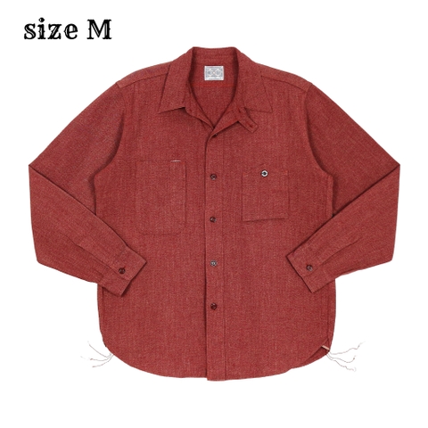 8Hour Union Joe McCoy’s Salt-pepper Work Shirt Size M