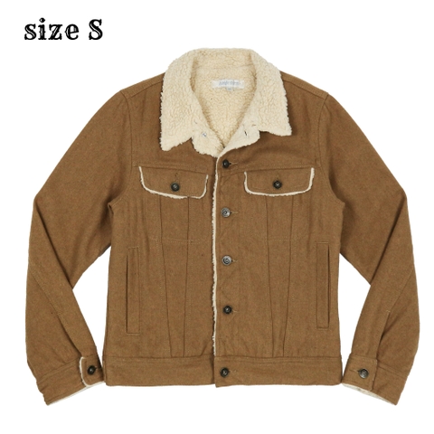 Jungle Storm Sherpa-Lined Wool Jacket Size S