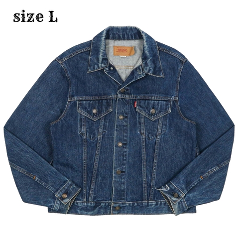 Vintage 70s Levi's USA Type 3 Denim Jacket Size L