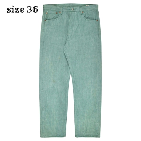 2010s Levi's 501 White Oak Cone Denim Jeans Size 36