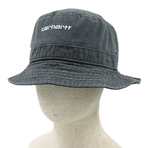 Carhartt WIP Black Canvas Bucket Hat