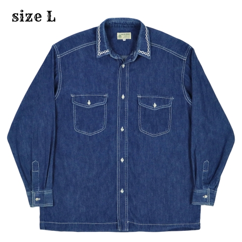 Blue Way Made in Japan Denim Shirt Size L