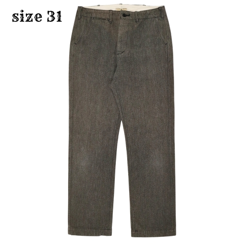 Beams Japan Salt-pepper Work Pants Size 31